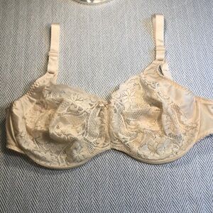 OLGA Bra Size 38 DDD Underwire  Lace  Preworn Used Pink